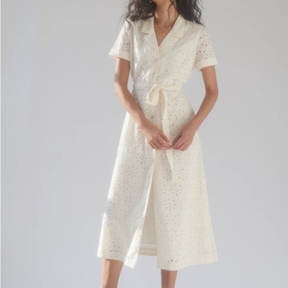 Wilfred Dresses & Skirts - Wilfred Cream Eyelet Dress
